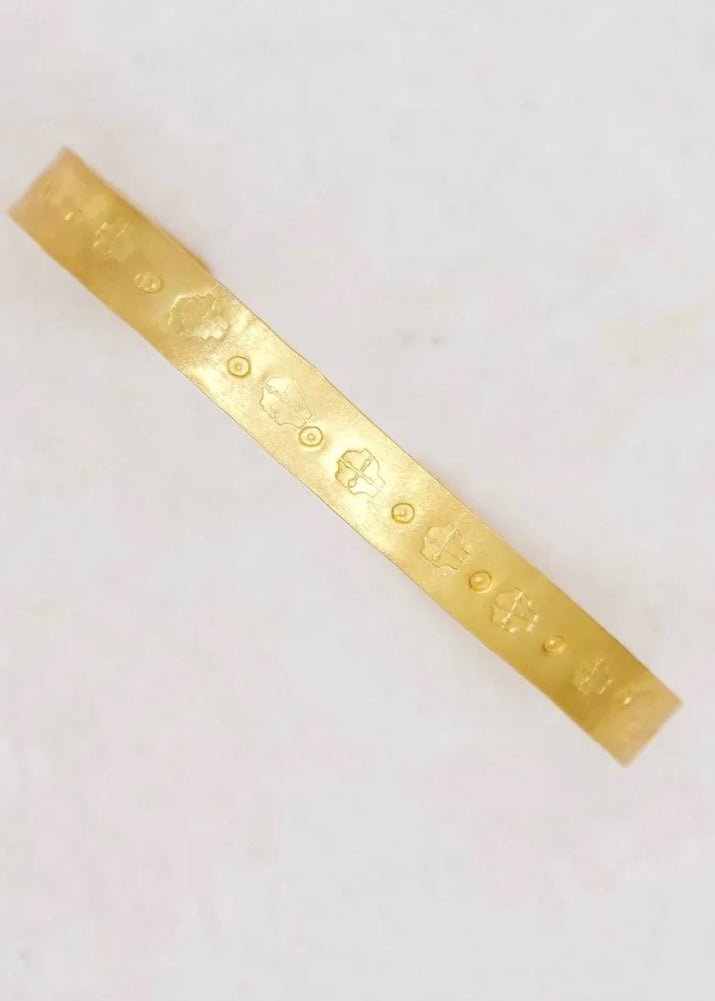 River Song | Golden Talisman Bangle