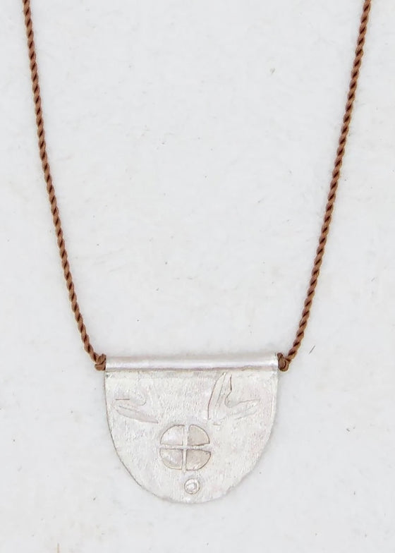 River Song | Sterling Silver Halfmoon Talisman Necklace