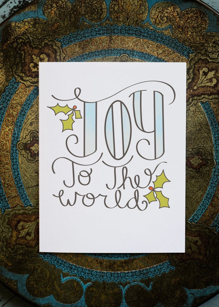 Hazelmade | Joy to the World Note Card