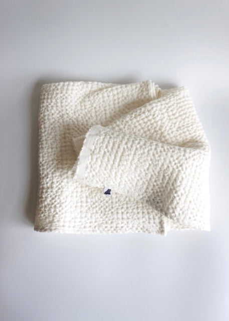 Amphitrite Studio | Linen Cotton Waffle Body Towel