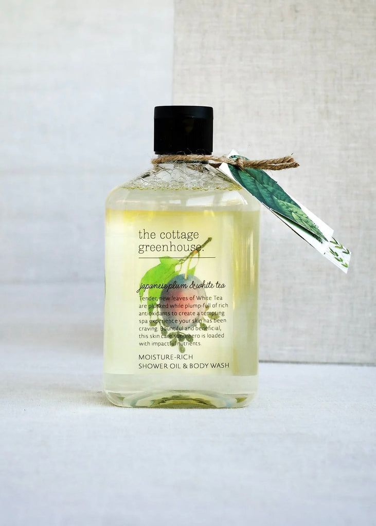 Shower Oil + Body Wash | Japanese Plum & White Tea