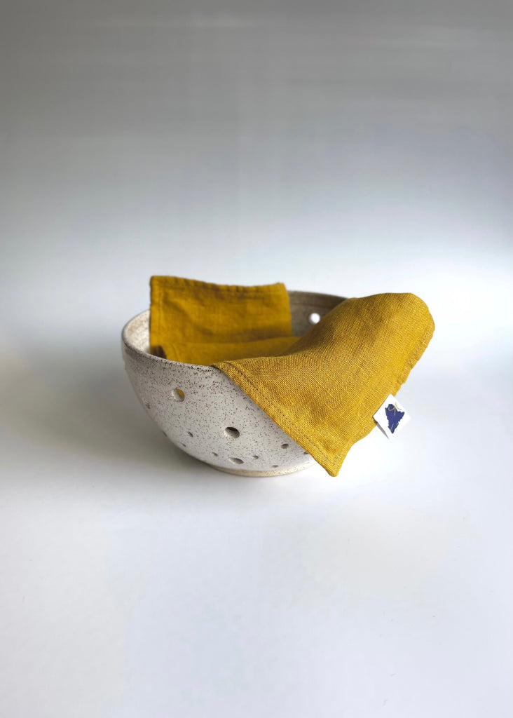 Amphitrite Studio | Linen Napkins - Curry
