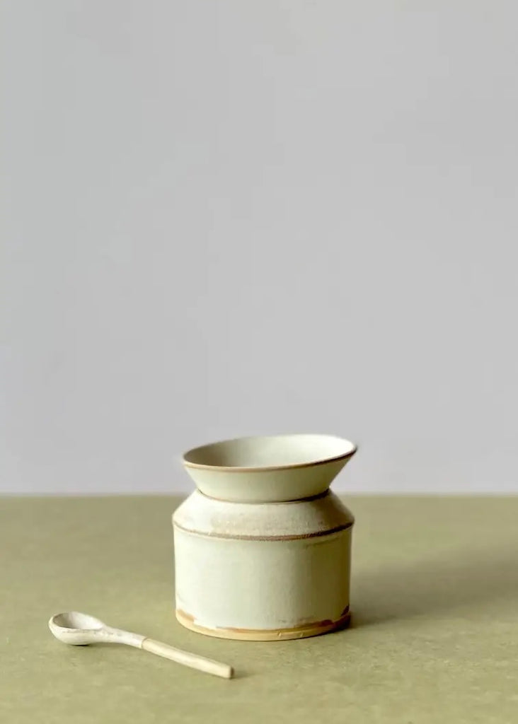 AM Ceramics | Sugar Bowl w/ Spoon