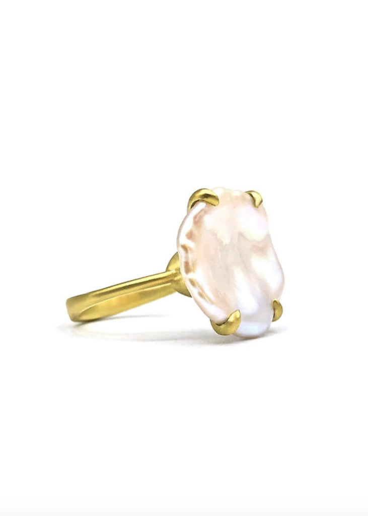Original Eve | Freshwater Pearl Coin Ring