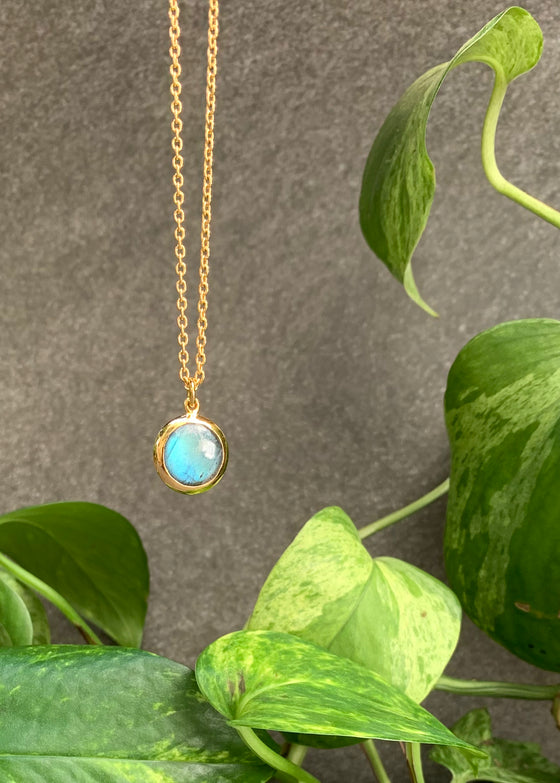 Stephen Estelle | Labradorite Necklace - 24k Gold