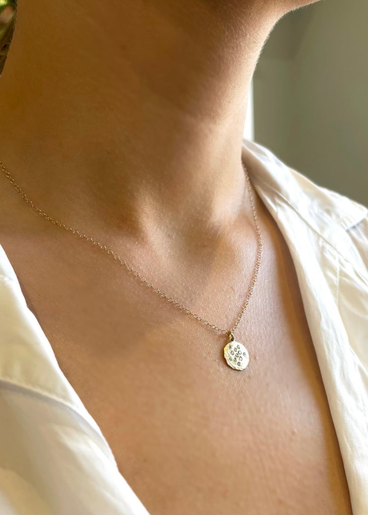 Victoria Cunningham | Small Diamond Splash Necklace