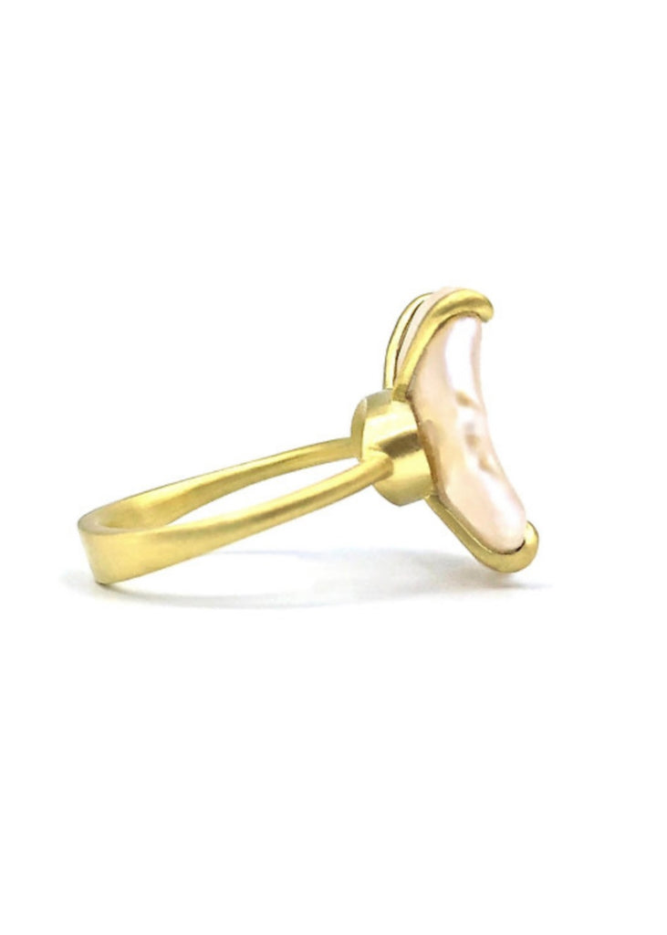 Original Eve | Freshwater Pearl Coin Ring