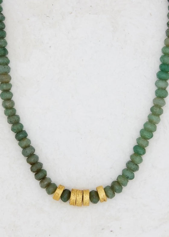 River Song | Green African Quartz Necklace