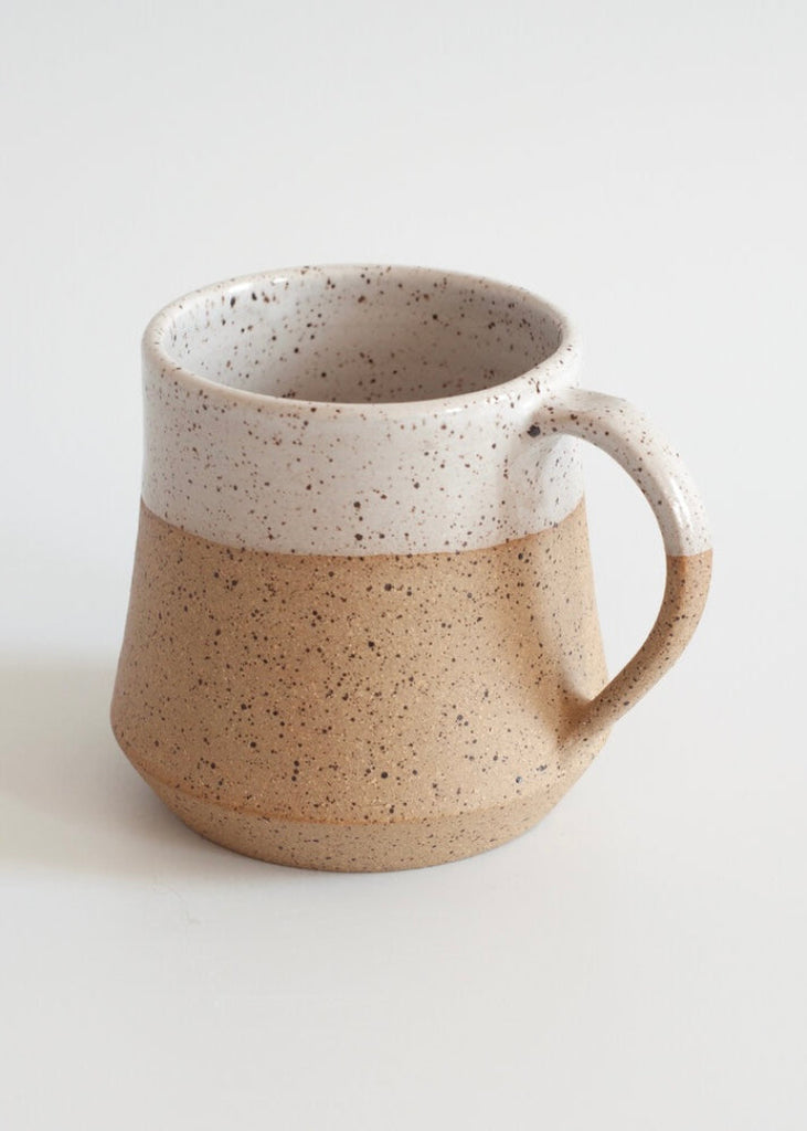 Rachael Pots | Taper Mug | Nude/White