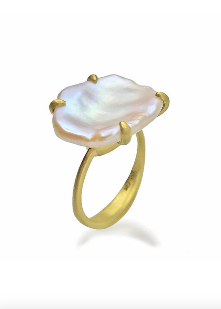 Original Eve | Freshwater Pearl Coin Ring