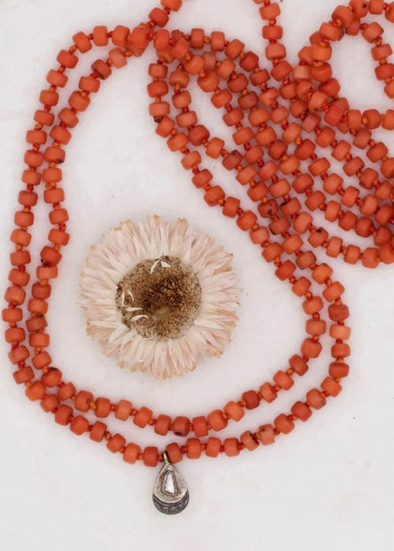 River Song | Italian Coral Necklace