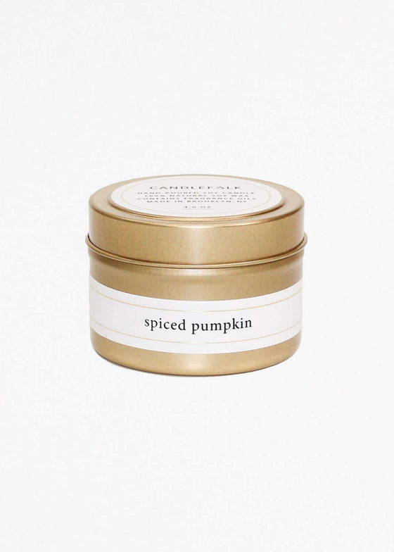 Candlefolk | Spiced Pumpkin Gold Travel Candle