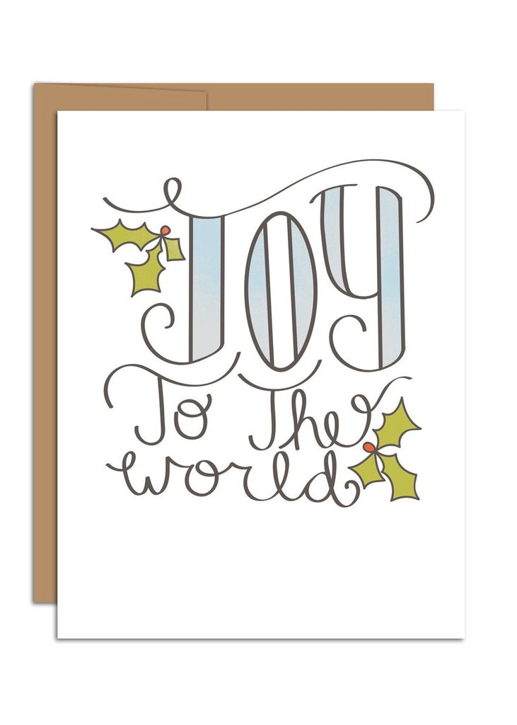 Hazelmade | Joy to the World Note Card