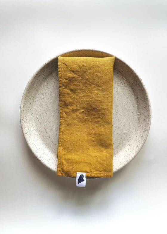 Amphitrite Studio | Linen Napkins - Curry