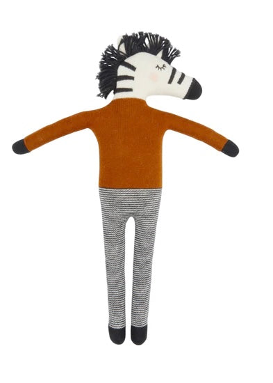 Sophie Home Ltd | Cotton Knit Stuffed Animal Soft Toy - Ginger Zebra