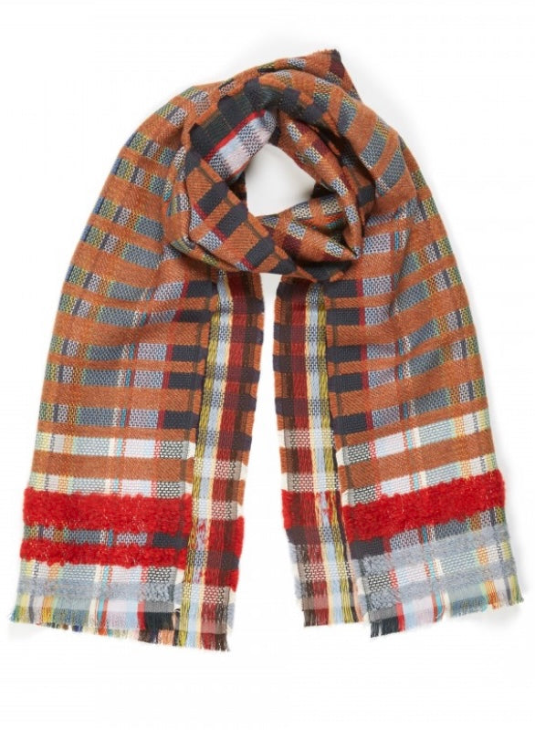 Wallace + Sewell | Giovanni Toffee Silk Cashmere Mohair Scarf