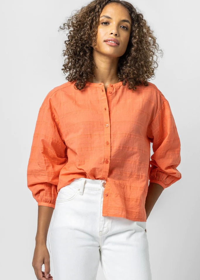 Lilla P | Bracelet Sleeve Drop Shoulder Buttondown