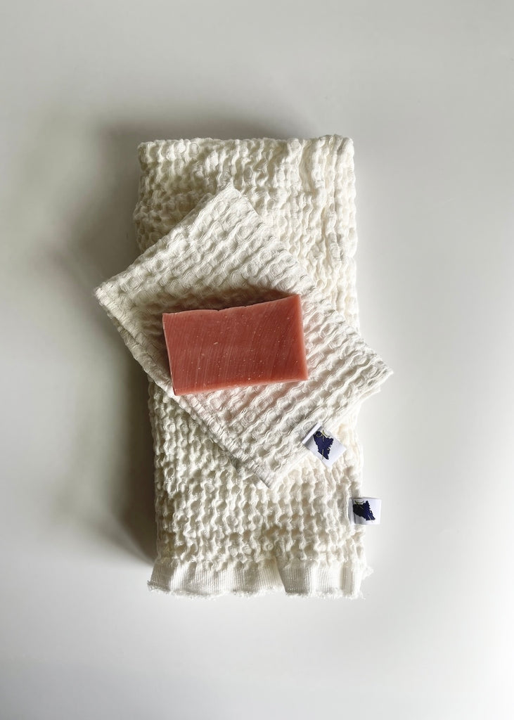 Amphitrite Studio | Linen Cotton Waffle Hand Towel
