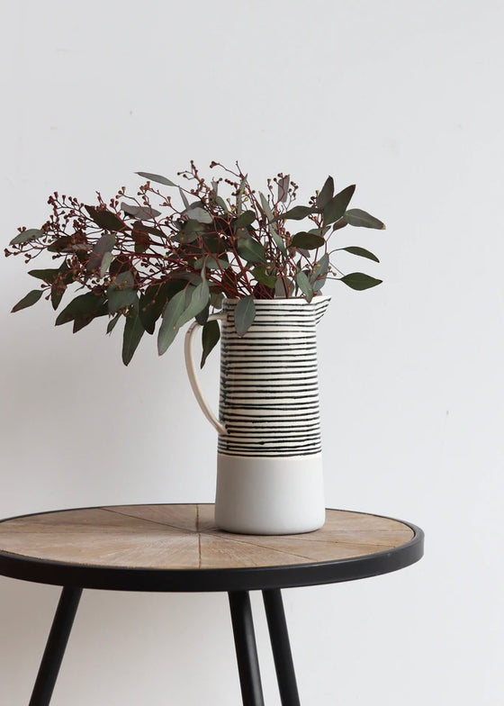 Elizabeth Benotti | Striped Pitcher | Fog