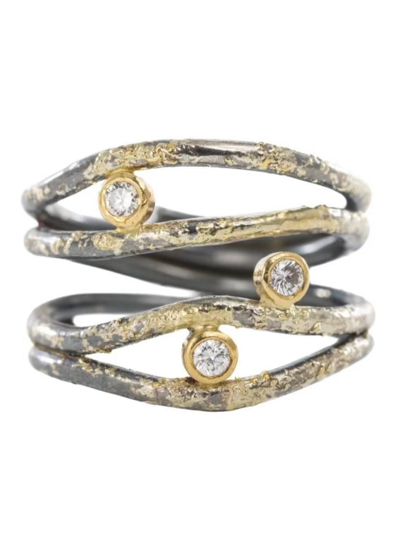 Kate Maller | Diamond + Dust Orbit Ring