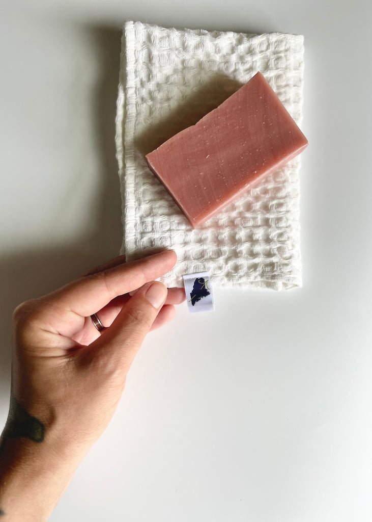 Amphitrite Studio | Linen/Cotton Waffle Washcloths