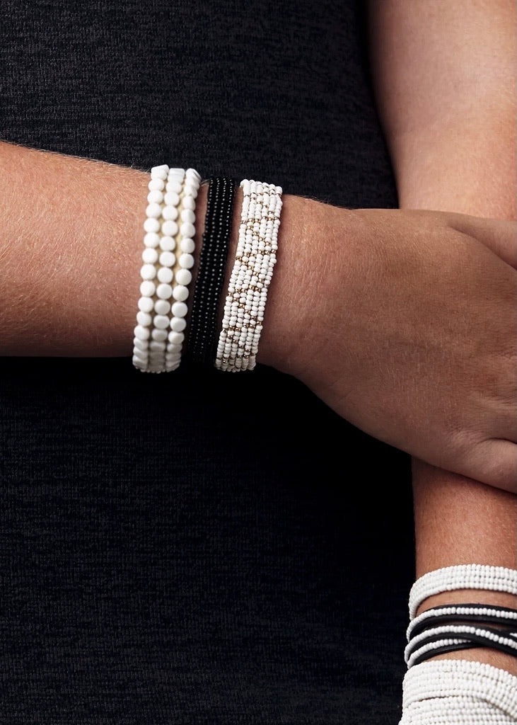 Sidai Designs | Adjustable Leather ZigZag Bracelet