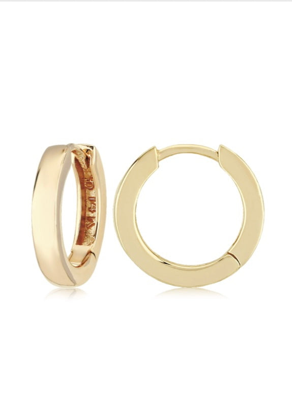 Carla Corp | 14k Medium Hinged Hoop