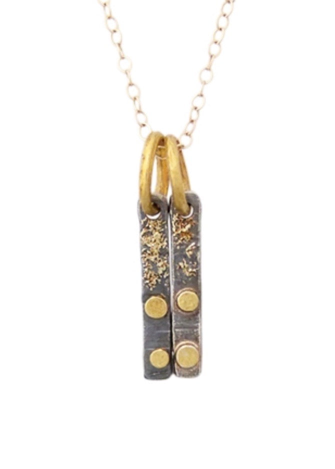 Kate Maller | Mini Double Tab Necklace